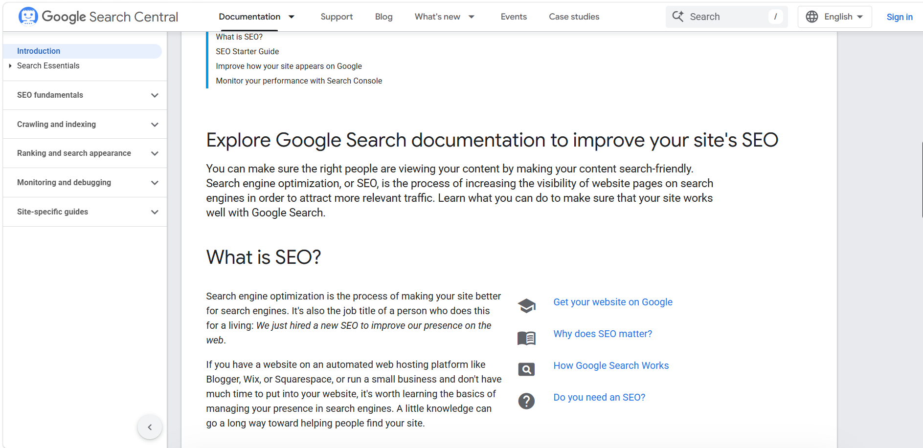 SEO resource preview